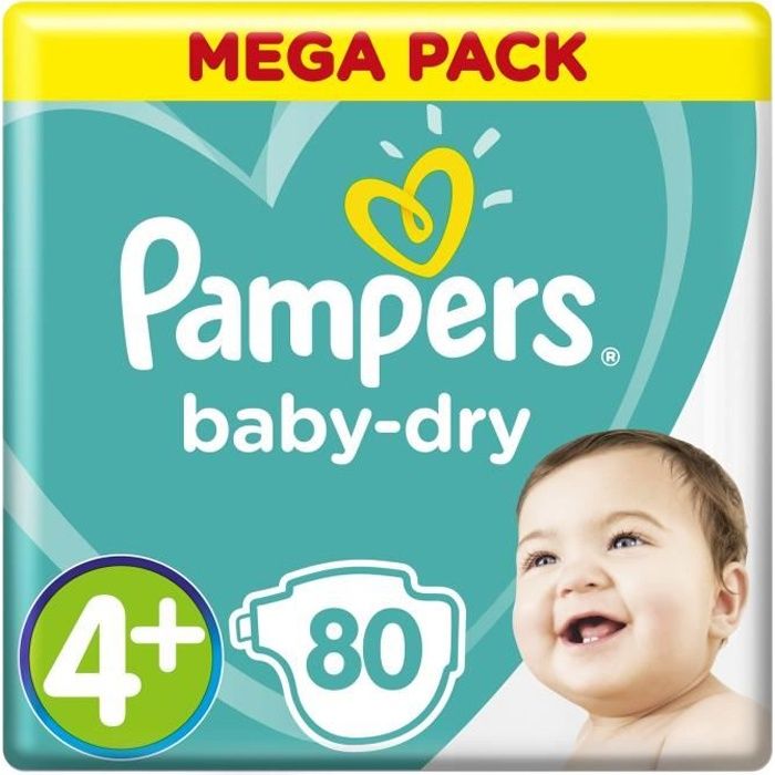 Acheter en ligne PAMPERS Baby-Dry 8 (120 pièce) à bons prix et en toute  sécurité 