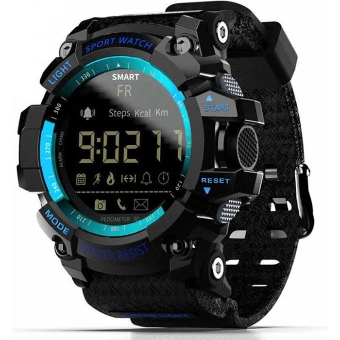 Montre connectée homme • Smartwatch • Sport Professionnel 5ATM • Rappel Numérique • Bluetooth • Pour Android et iOS