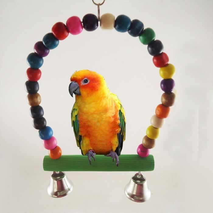 Pet Parrot oiseaux Perruche Perruche Cockatiel Cage hamac balançoire jouets suspendus Jouet HYC60922928_4103