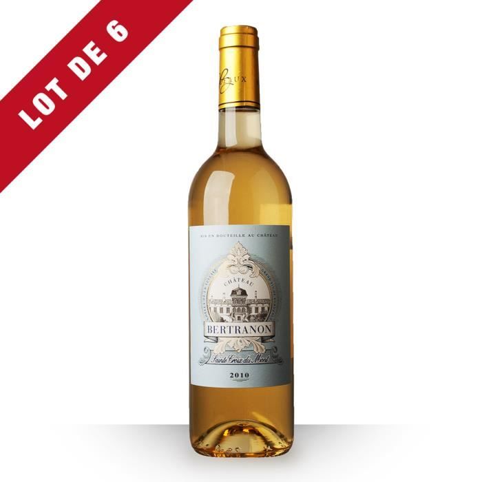 Lot de 6 - Château Bertranon Sainte-Croix-du-Mont Blanc 2010 - 75cl