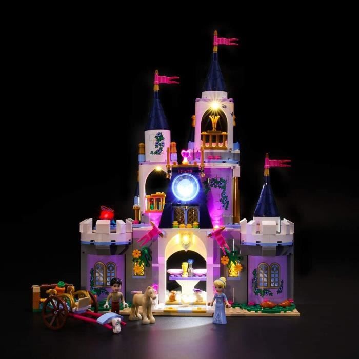 Jeux de construction BRIKSMAX Kit de LED pour Lego Disney Princess Le Palais des rêves de Cendrillon,Compatible avec la 52960