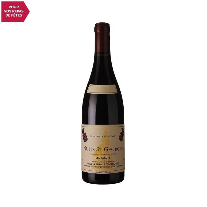 Nuits-Saint-Georges Aux Allots Rouge 2017 - 75cl - Domaine Henri et Gilles Remoriquet - Vin AOC Rouge de Bourgogne
