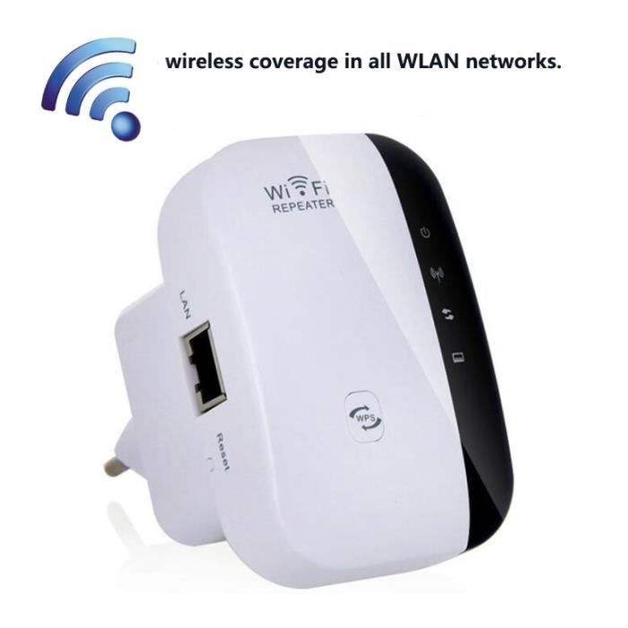 Amplificateurs de signal de 300Mbps Répéteur Wifi Wps Encryption Amplificateur de signal de répéteur Wi-Fi sans fil 802.11N / B / G