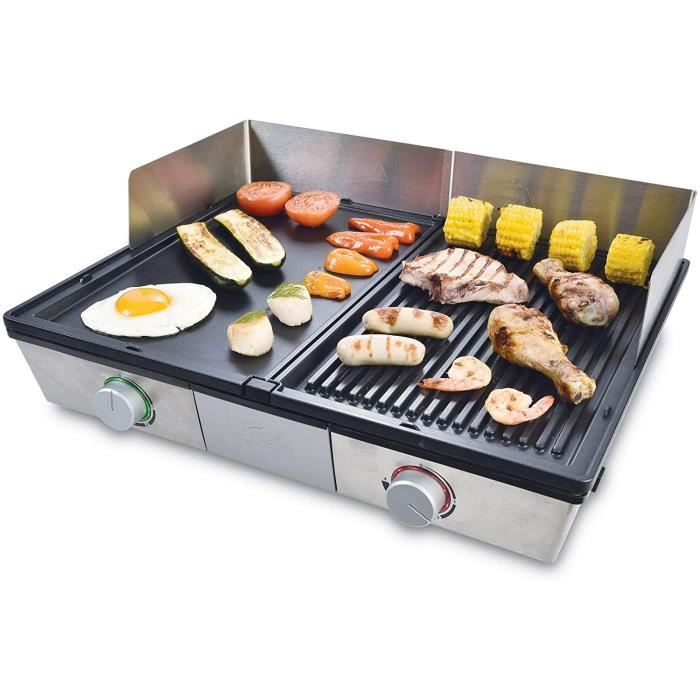 GRILL ELECTRIQUE Deli Grill 7951 Gril Electrique Plaque de Gril en Acier Inoxydable Plaque de Cuisson Posable Protection Con431