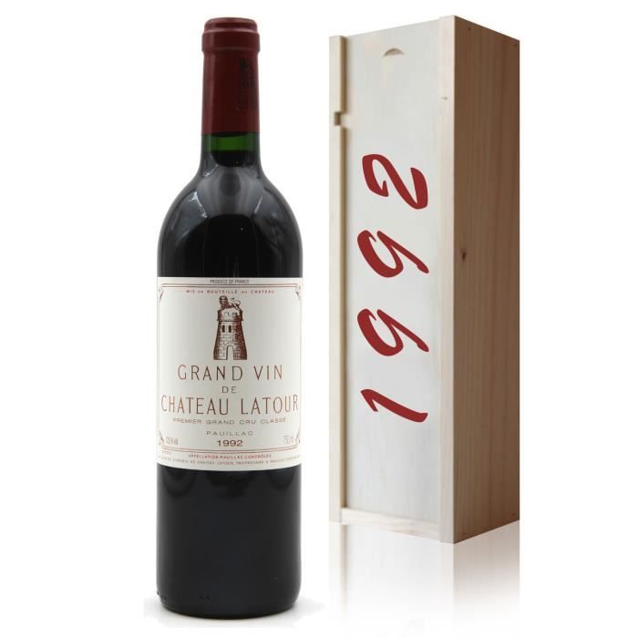Coffret Château Latour 1992 - 75cl AOC Pauillac