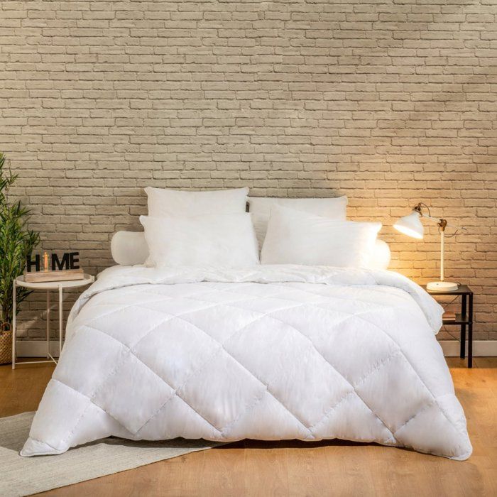 BLEU CALIN Couette 240x260cm L'Hivernale - Très Chaude - Gonflant 100% coton