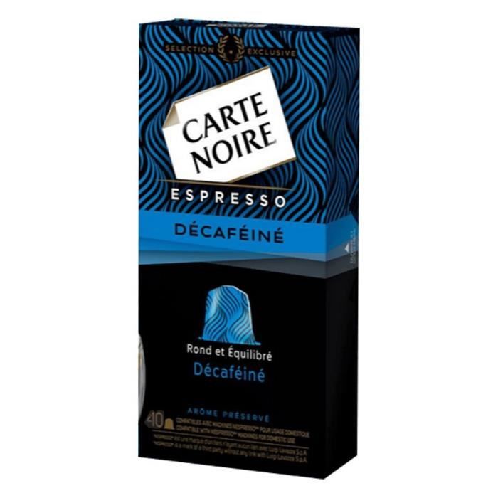 Carte Noire - Carte Noire Espresso Décaféiné (lot de 40 capsules)