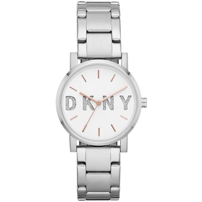 DKNY Femme 34mm Bracelet & Boitier Acier Inoxydable Quartz Montre NY2681
