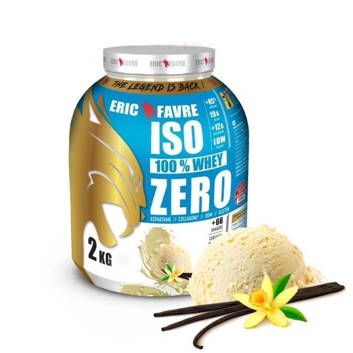 Eric Favre - Iso Zero 100% Whey Protéine - Proteines - Vanille - 750g