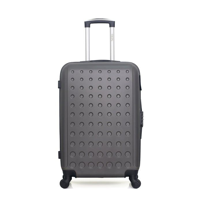 HERO – VALISE WEEK-END - ABS – 65cm – 4 roues – TAURUS – GRIS F