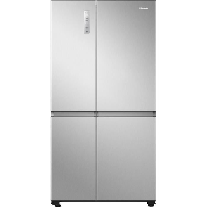 Réfrigerateur amérciain HISENSE RS840N4ACF - Multi-portes - 652 L - L98 cm - Inox