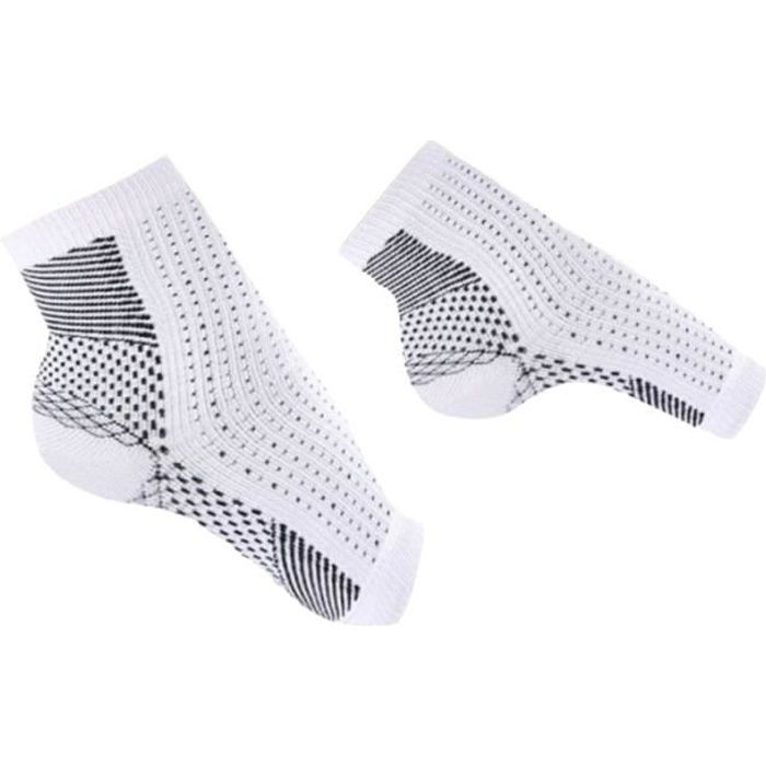 2 paires de chaussettes de compression Chaussettes Fasciitis plantaires CHAUSSETTES DE RECUPERATION - CHAUSSETTES DE COMPRESSION