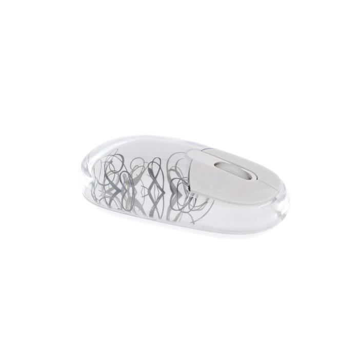 T'nB Souris optique sans fil 1000 dpi - Blanc