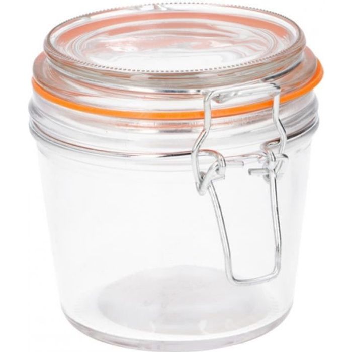 TOM bocal de stockage 350 ml verre 10 cm transparent