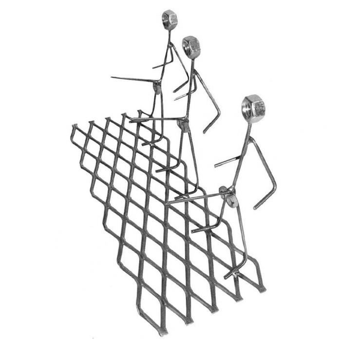 Barbecue Hot Dog rack support métallique Grill drôle Humanoïde Barbecue Brochette de noix Head