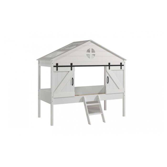 Vipack Lit Compact Cabane 90x200 CM BARNIE - Référence : BAHS9014