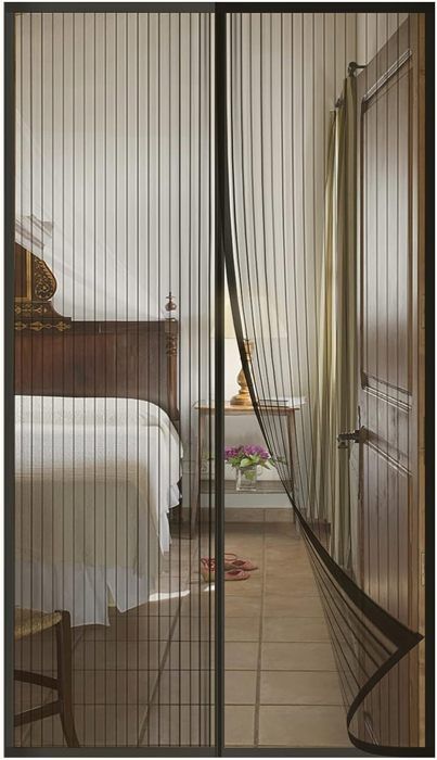 Moustiquaire Porte Fenetre Aimantée 150 X 215 Cm Rideau