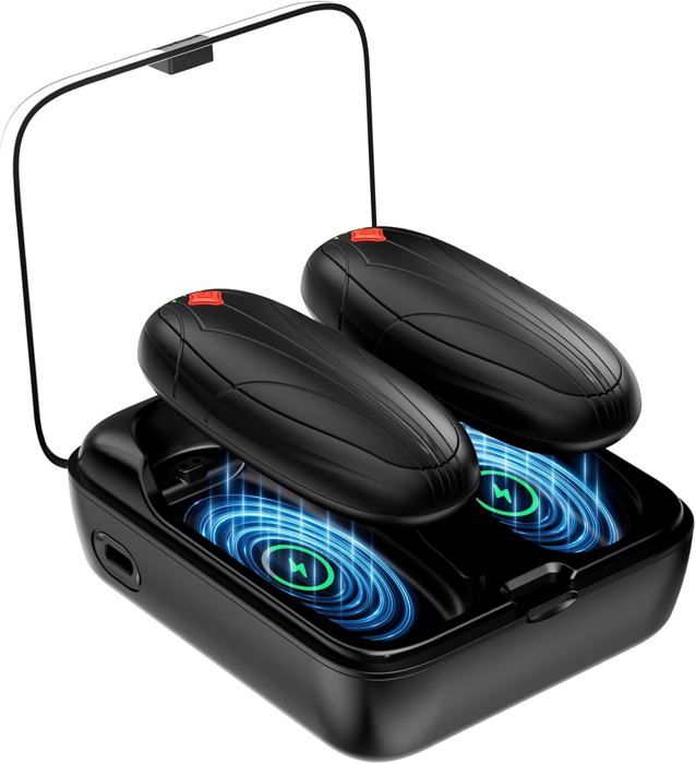 2 Chaufferettes Mains Rechargeables - 3 Températures, Autonomie 3-7h, Design Magnétique, USB - 7