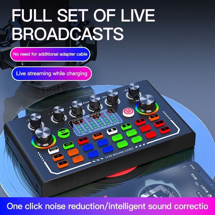 Mixeur Sonore Professionnel Pour Microphone Et Panneau D'air Photo