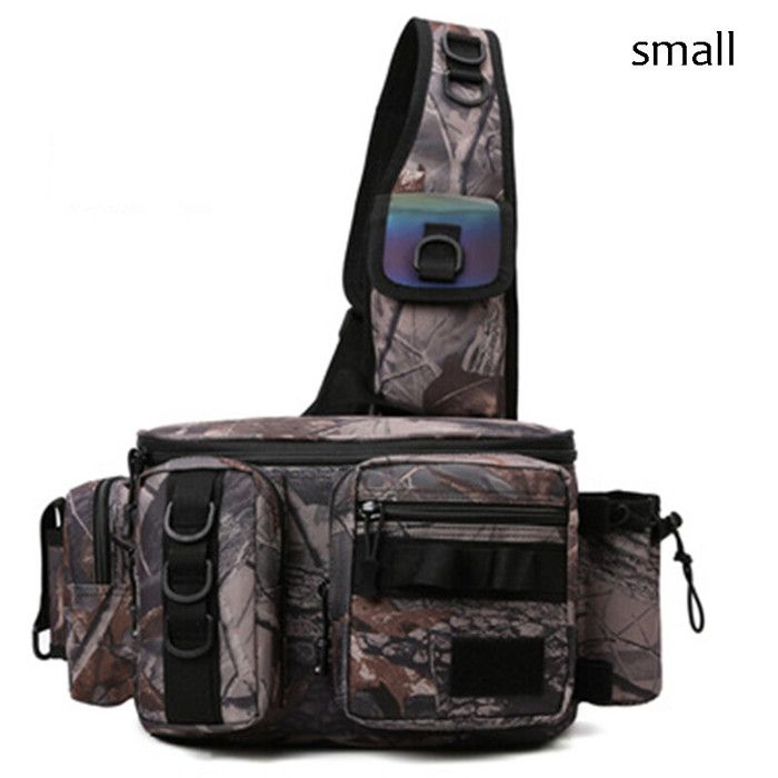 Sac à Dos Banane De Pêche 2 Compartiments - Nylon, Multifonction, Pour Homme, Pêche à La Mouche