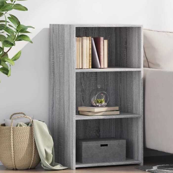 SALE 2025Meuble bas bahut vaisselier - Buffet - Sonoma gris - 50x41x93 cm - bois dingénierie 19 4 Kg 8685