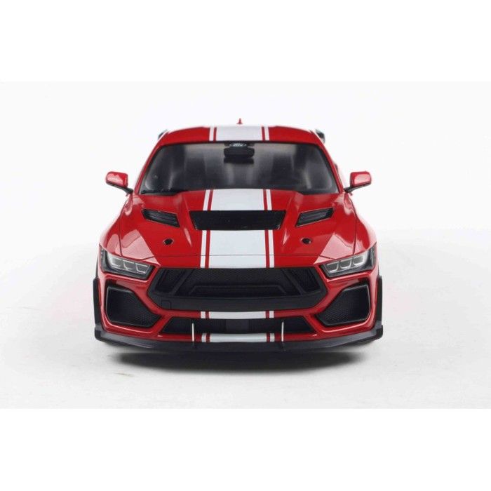 Voiture miniature de collection - SOLIDO - Shelby Mustang Super Snake 2025 - Race Red - Échelle 1/18 - Monté métal