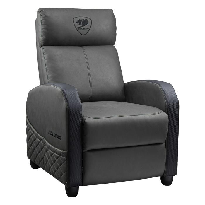 Fauteuil gaming - COUGAR - RANGERELITE - Dossier inclinable 180° - Accoudoirs 4D - Gris