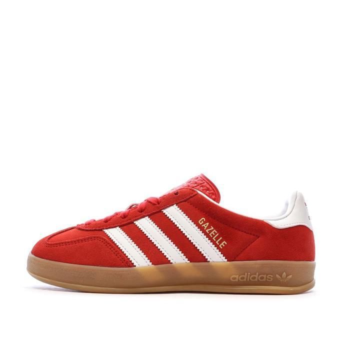 Adidas Gazelle Baskets Rouge Femme Adidas Gazelle