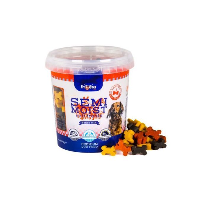 Friandise Frigera Aliments secs pour Chiens froids - Semi-Moist Treat Soft Bones Mix 500g - (402285861230) /Dogs Friandise Frigera Aliments secs pour Chiens froids - Semi-Moist Treat Soft Bones Mix 500g - (402285861230) /Dogs