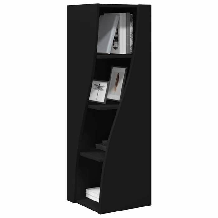 Promo printemps Meuble dangle Pour salon - Cabinet de Rangement/Caisson de salon - Noir 32x32x102cm Bois dingénierie - M832211