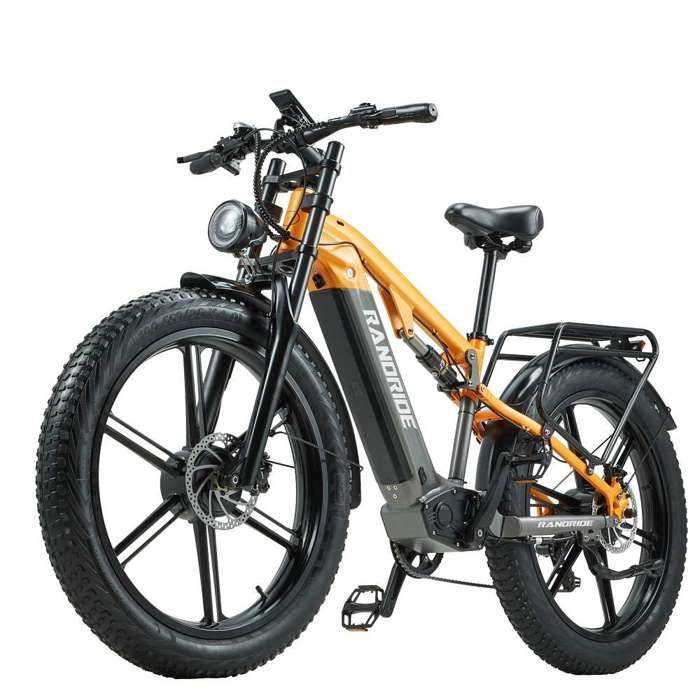 RANDRIDE YX80M-2 1000W*2 double moteur 48V 20Ah batterie vélo électrique tout terrain avec 7 vitesses frein hydraulique