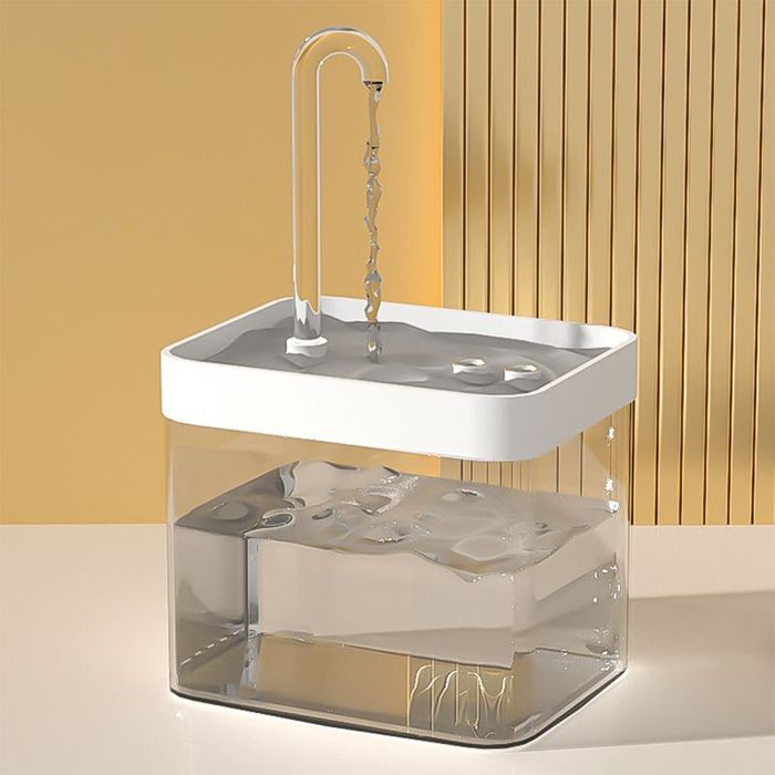 Fontaine à eau pour animaux - Phoesky - 15L - Blanc - 3 vitesses de débit - Matériau alimentaire - 16x115x125 cm