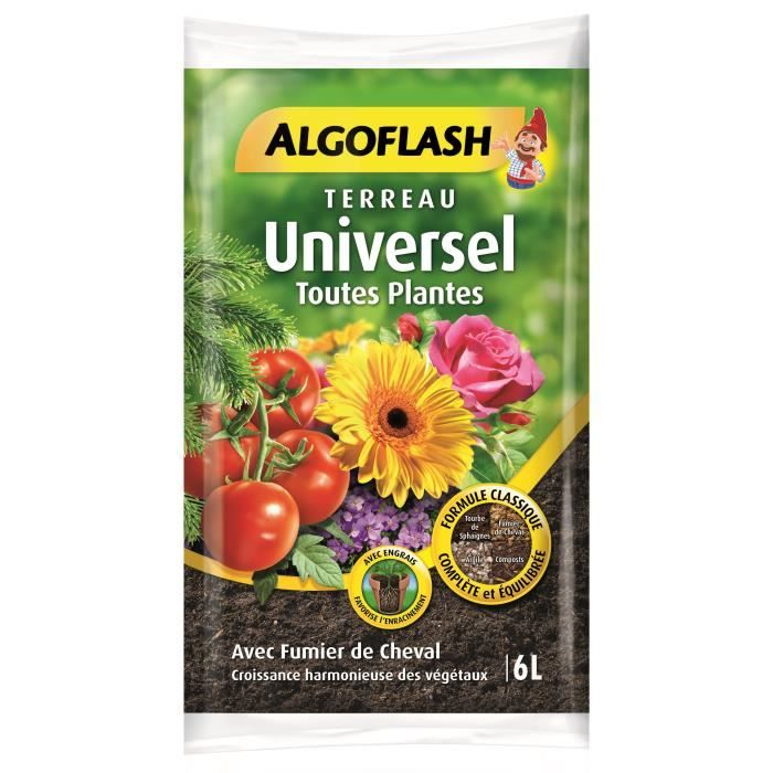ALGOFLASH - Terreau universel 6l