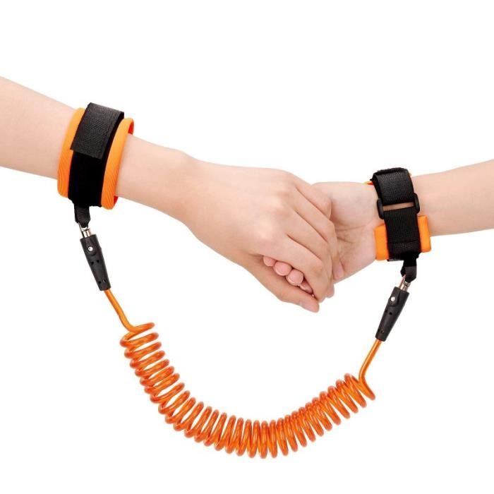 Beatifufu Lot De 2 Dragonnes De Sécurité Pour Enfants - Laisse Main Et Poignet Activités Intérieures Extérieures