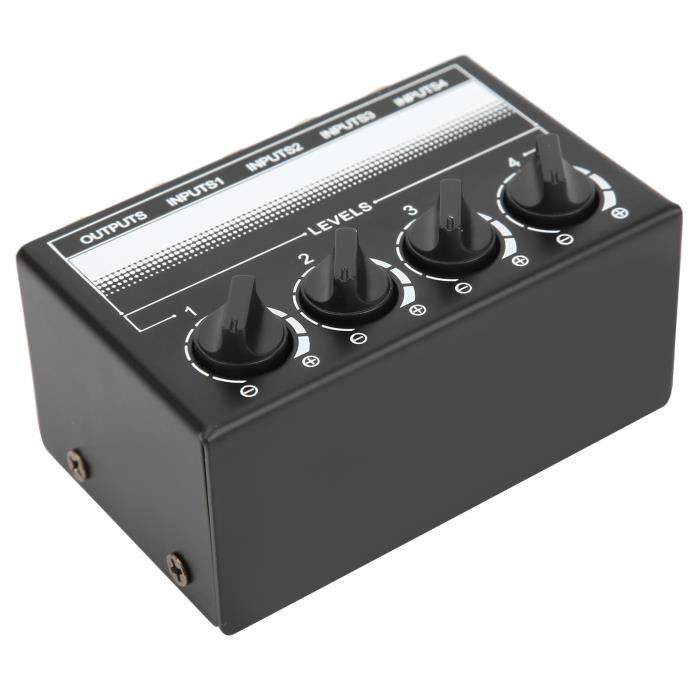 Commutatore Audio Stereo, 4 Ingressi / 2 Uscite, Senza Alimentazione