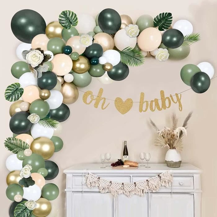 Arche de Ballon Vert Arche Ballon Anniversaire Vert et Blanc Décoration de Fête Ballons Jungle Forêt Thème pour Décoration D'anniversaire Douche de Bébé Fête Tropicale Décoration de Mariage Arche de Ballon Vert Arche Ballon Anniversaire Vert et Blanc Décoration de Fête Ballons Jungle Forêt Thème pour Décoration D'anniversaire Douche de Bébé Fête Tropicale Décoration de Mariage