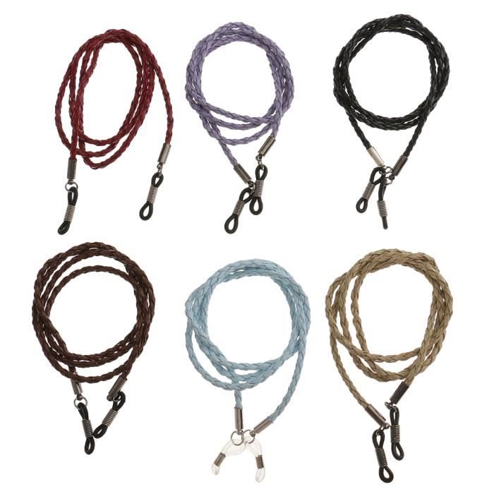 Sangle De Lunettes Réglable - Collier Pour Lunettes De Soleil/sport - 70 Cm - Antidérapante - 9