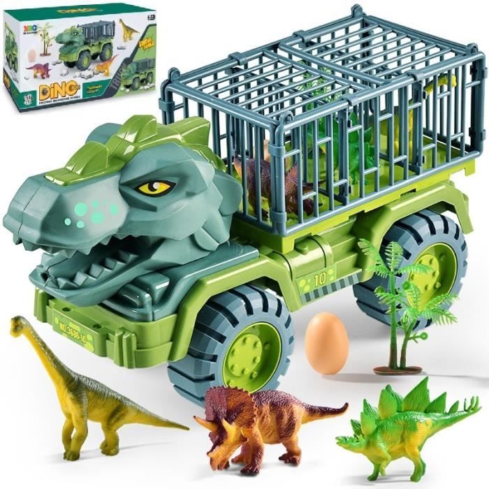 Dinosaures Jouet de Camion de Transporteur avec 15 pcs Mini Dinosaures  Animaux,Dinosaure éducatif Jouets Enfant 3 Ans 4 Ans 5 Ans - Cdiscount Jeux  - Jouets