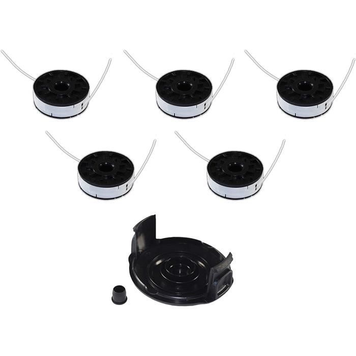 LOT DE 5 BOBINES POUR MOULINETS  MITCHELL ET SANS MARQUE  (n°13