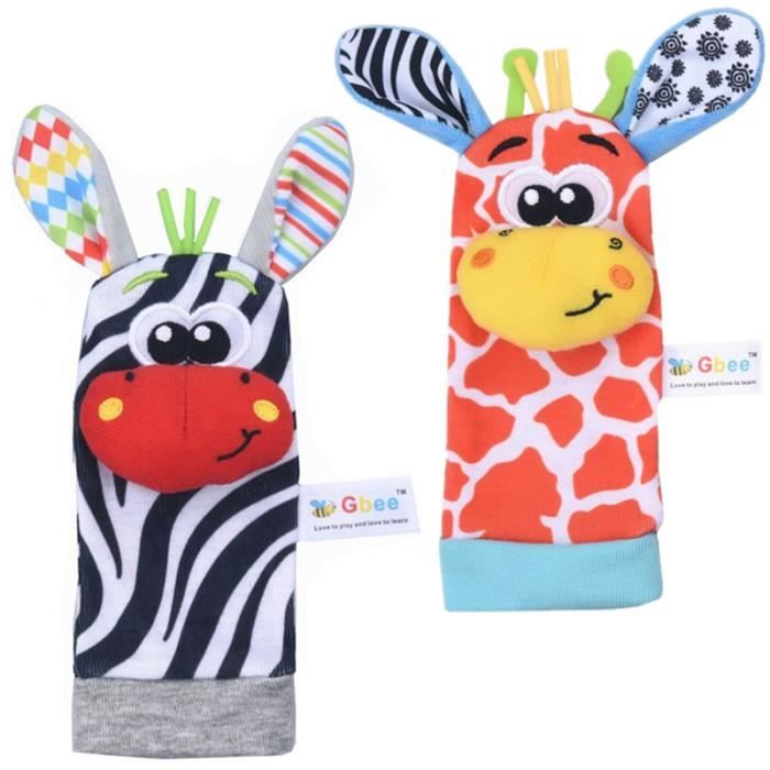 Chaussettes Et Bracelets Pour Hochets Pour Bébés Animaux Son Hochet  Jouets-Girafe Et Âne A -YEA - Cdiscount Puériculture & Eveil bébé