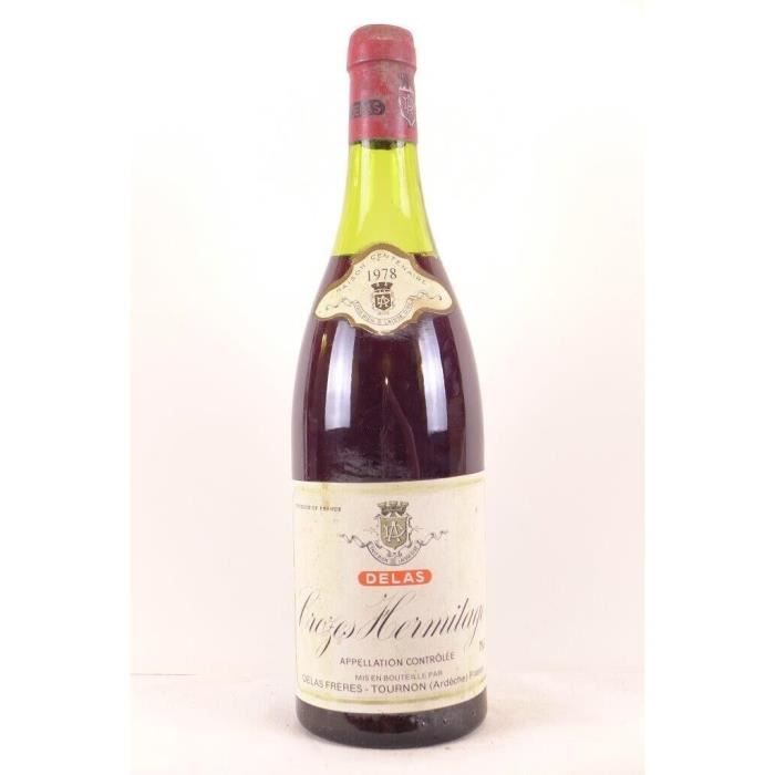 Crozes-hermitage delas rouge 1978 - rhône - La cave Cdiscount