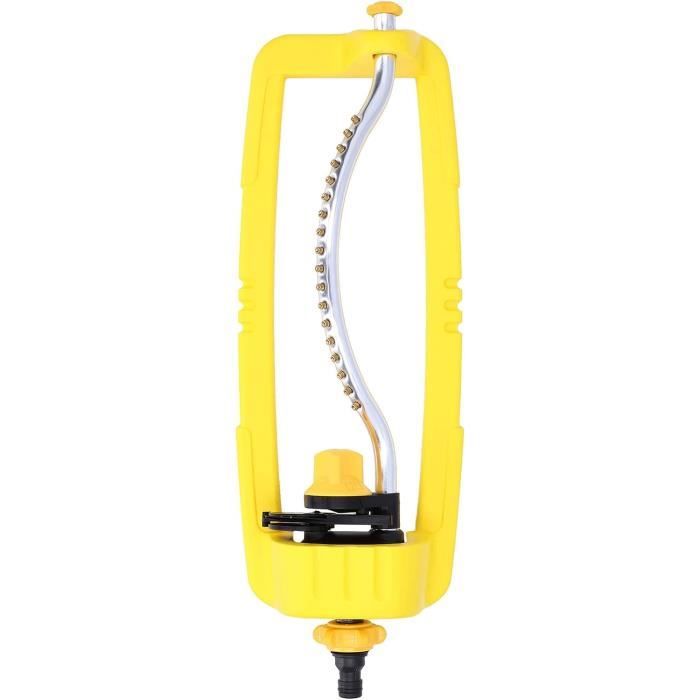 Arroseur Oscillant Mini 16 Trous - Couverture Réglable, Facile à Installer, Pour Pelouse, Jardin Ou Terrasse - 3