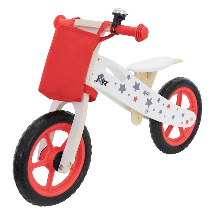 Joyz Mini-Draisienne en Bois, Vélo d'Équilibre Rose, Vélo d