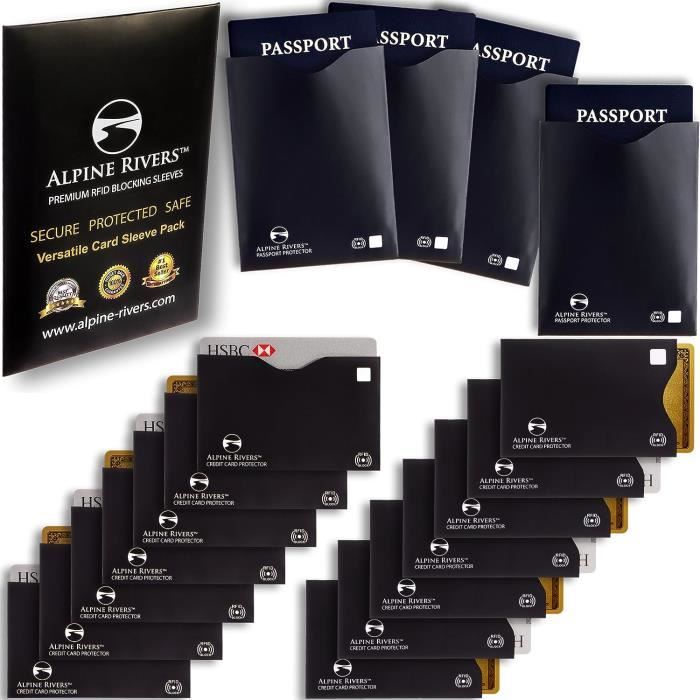 Étui pour passeport, 5 pièces, protecteur de porte-carte, sac