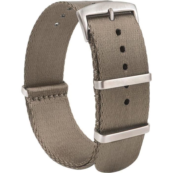 Bracelets Montre En Nylon. Bracelet Nato. Montre Strap Avec Matériel En Acier Inoxydable