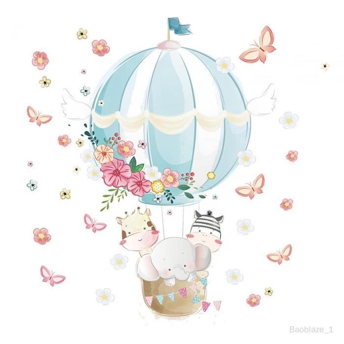 30 Pendentifs Muraux En Forme De Montgolfière - Décorations DIY Amovibles Et Recyclables Pour Chambre Enfant - 2