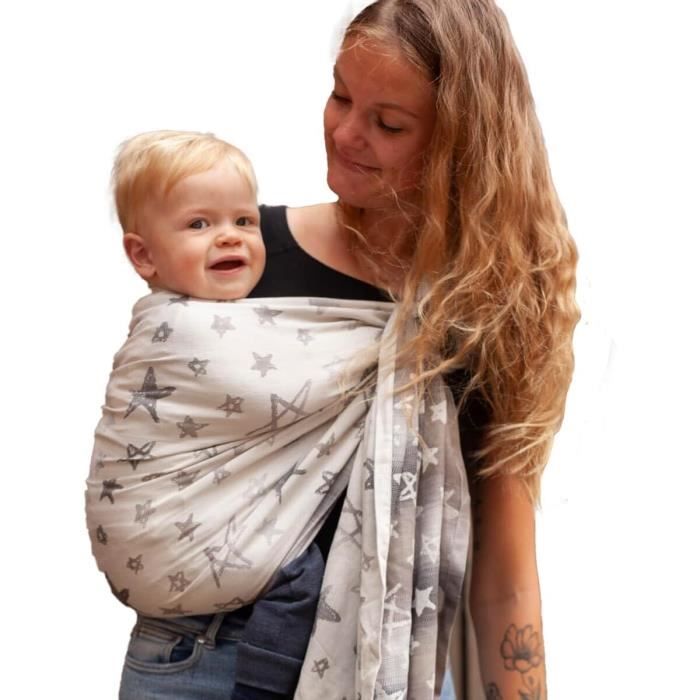 Porte-bébé Max&So - Coton élastique Avec Poche - Nouveau-nés Et Tout-petits Porte-bébé Max&So - Coton élastique Avec Poche - Nouveau-nés Et Tout-petits