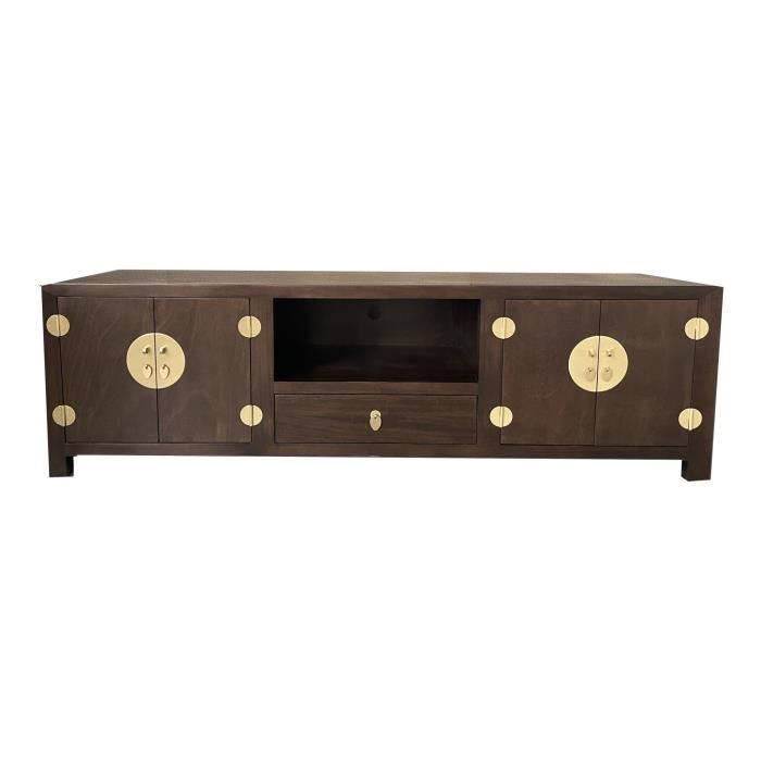 Meuble TV - Fine Asianliving - Chinois - Marron - 190x56x56cm - Ethnique