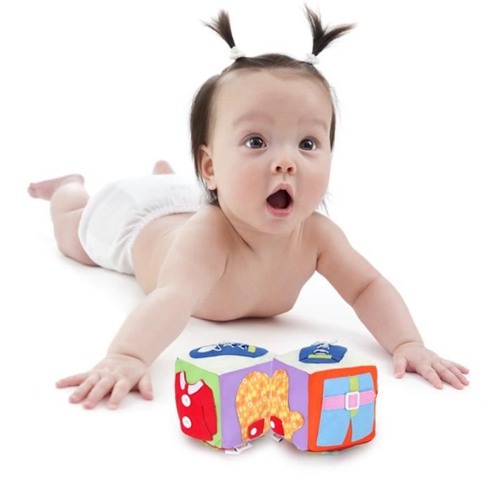 Jouet Cube Bebe Balle En Peluche Jouets Educatif Pour Apprendre A Zipper Bouton Boucle Et Dentelle Pour Enfant 0 5 Ans Cdiscount Jeux Jouets
