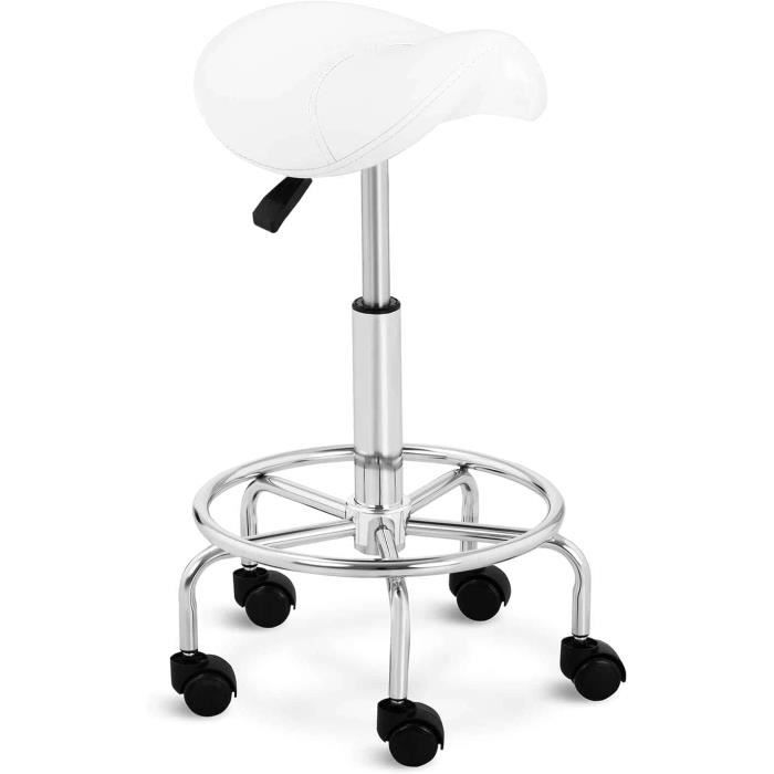 Tabouret selle de cheval - dossier ergonomique Probeautic Institut Produit esthé Tabouret selle de cheval - dossier ergonomique Probeautic Institut Produit esthé